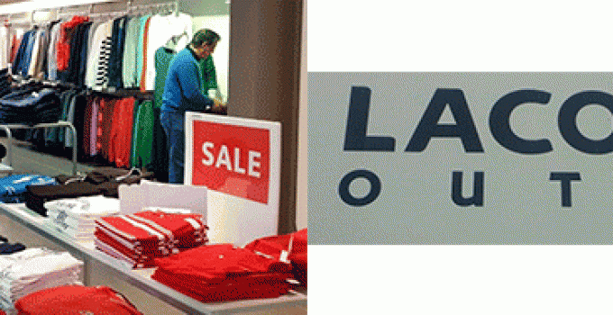 lacoste outlet butantã