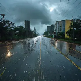 forte chuva no Butantã