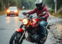 acidente de motocicleta