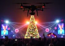 Concerto de Natal com drones