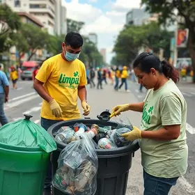 mutirão de limpeza