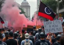 USP amanhece com piquetes em dia de greve de trabalhadores e estudantes