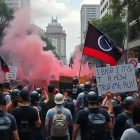 USP amanhece com piquetes em dia de greve de trabalhadores e estudantes