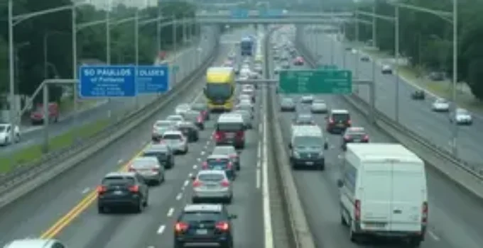 trânsito em São Paulo