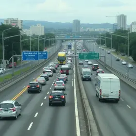 trânsito em São Paulo