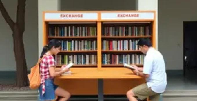 troca de livros