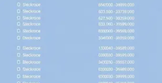 lista de servidores e contatos