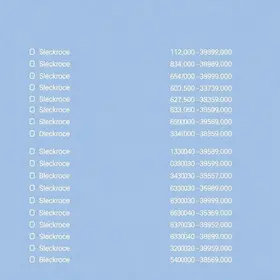 lista de servidores e contatos