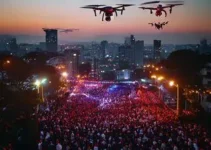 Concerto de Natal com drones