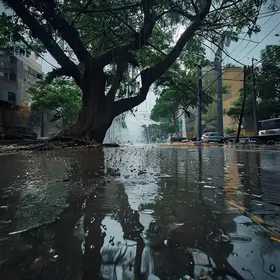 temporal em São Paulo
