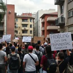 alunos da usp protestam por moradia e alimentação
