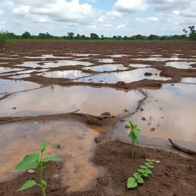 denúncias de contaminação de solo e água