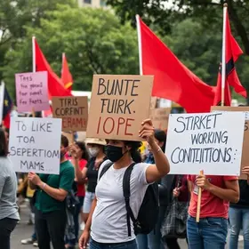 Funcionários e Estudantes da USP em Greve