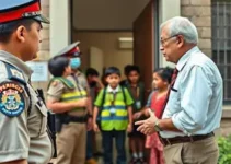 entrada de policiais em escola