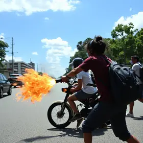 homem agrediu estudantes em escola