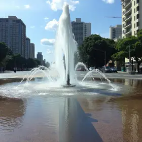 vazamento de água no Butantã